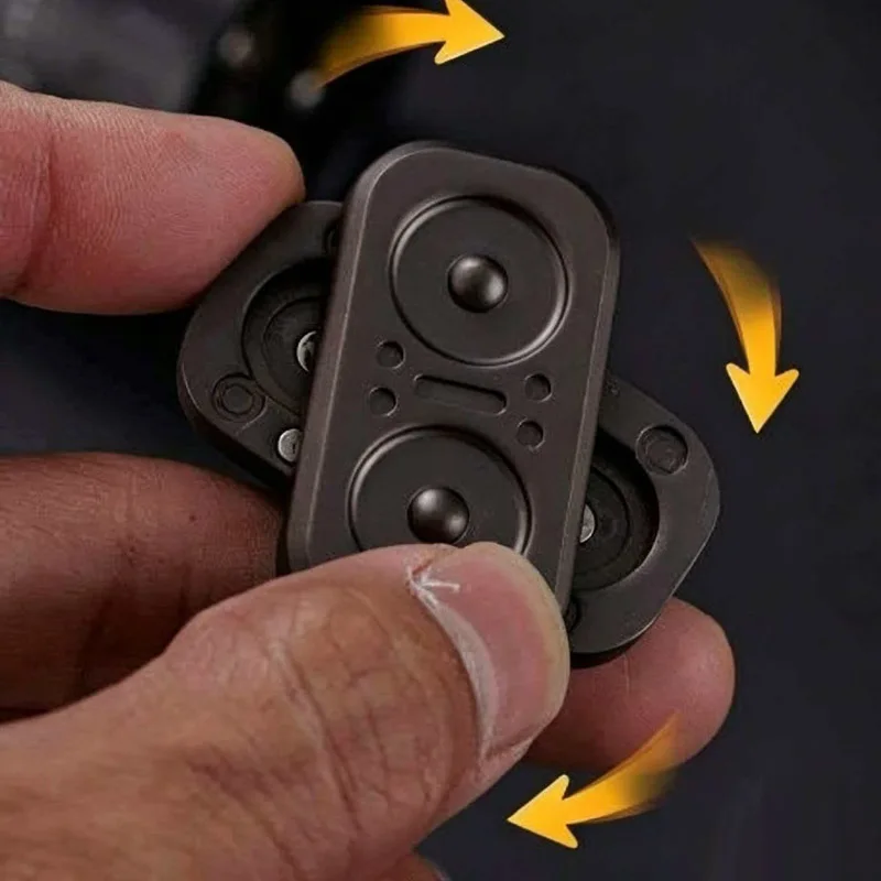 Owl Fidget Rotator Magnetic Slider Haptic Clicker EDC Finger Spinning Toy ADHD Stress Reliever