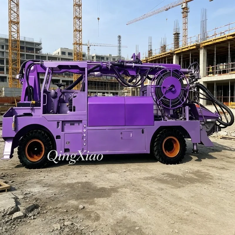 FOB Price Trailer Type Concrete Sprayer Easy Movement For Tunnel Lining Reinforcement Underground Infrastructure Construction