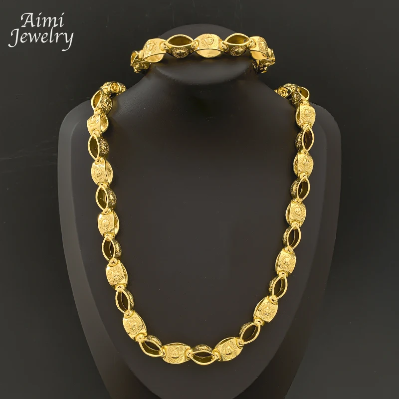 

Итальянский хип-хоп с длинной цепочкой, золотой колье, топ, качество, 18-каратное позолоченное ювелирное изделие, комплект ожерелья, браслета, комплекты украшений, подарки для вечеринок