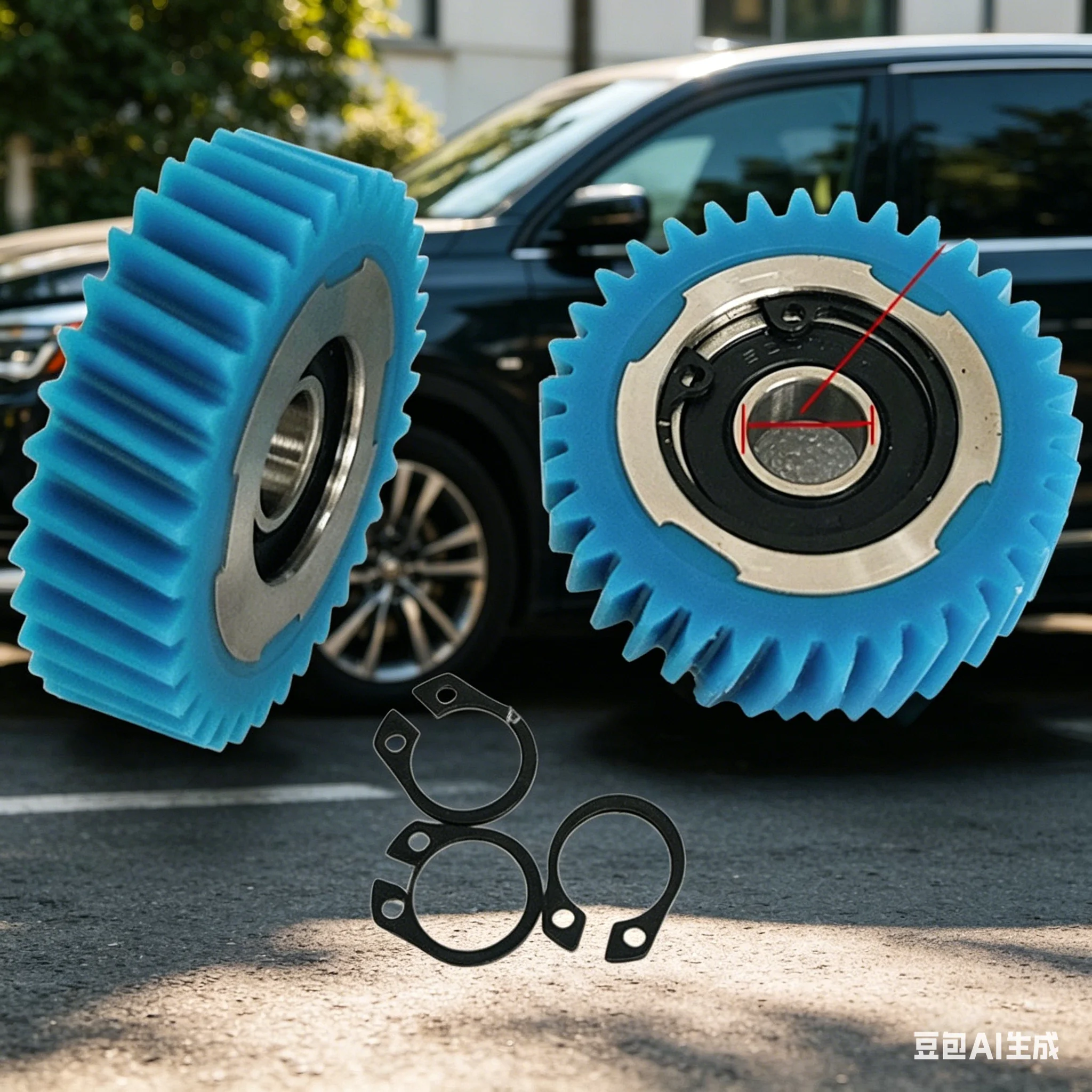 1pc E-bike Gear Wheel 35T M1.25 PA66 Steel Module Drive Motor Internal Helical-Gear Wheel Electric Bike Motor Gear Accessories