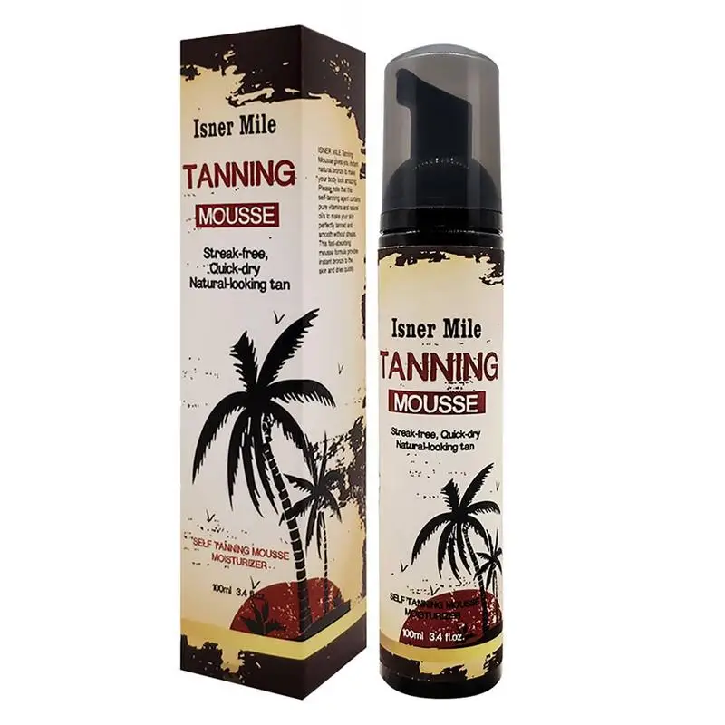 Bronzing Tanning Lotion Bronzer Natürliche Solarium Creme Lang Anhaltende Gerben Öl Feuchtigkeitsspendende 100ml