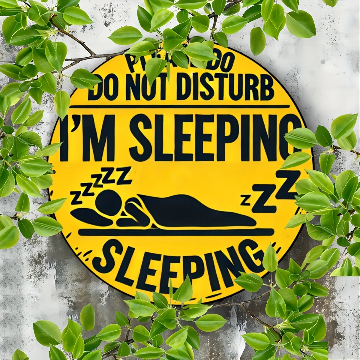 1pc 2D Print Metal Iron Sign - Funny 