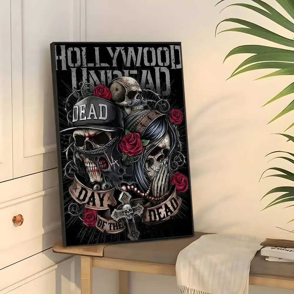 ملصق فرقة هوليوود أوندد جدار لاصق مقاوم للماء لغرفة المعيشة المنزلية وغرفة النوم والديكور الجمالي