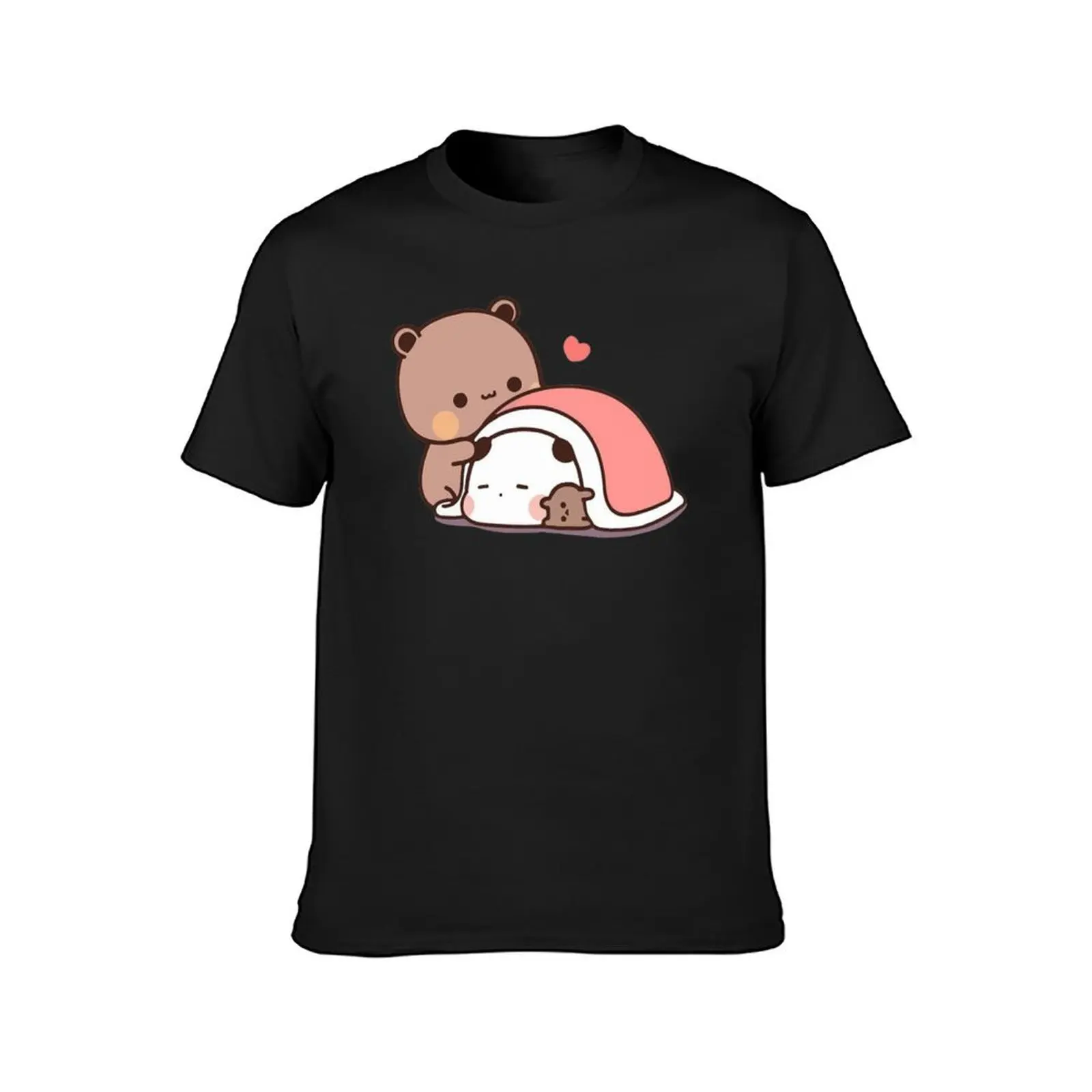 Bubu Love Dudu camiseta sublime para hombre, tops de talla grande, camiseta gráfica