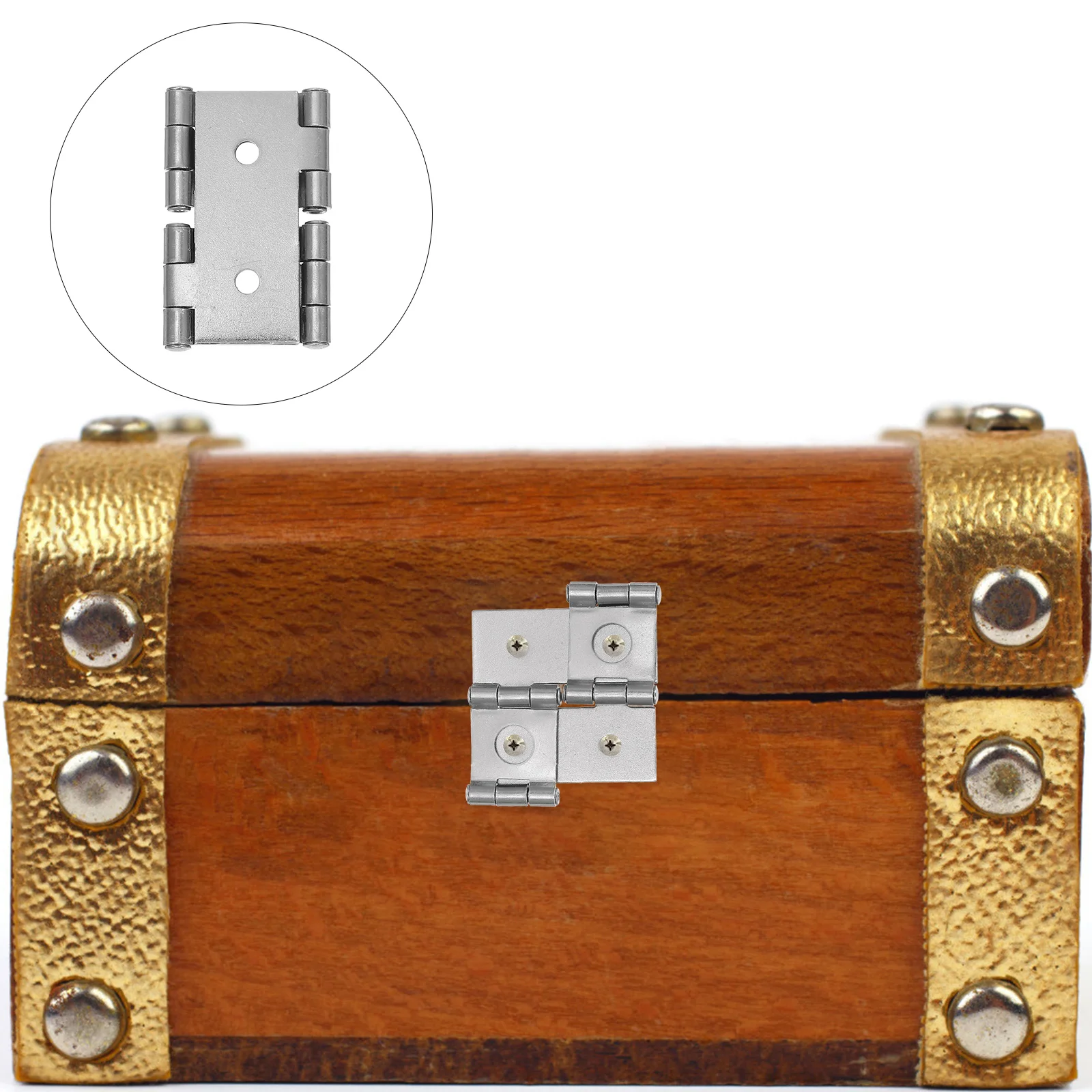 

4Pcs Double Hinge Iron Material Stable Connection Furniture Installation Dual Swing Saloon Door Hinges Saloon Door Hinges