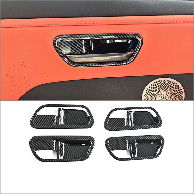 

For Toyota BZ3X Platinum Smart 3X Interior Door Handle Frame Car Door Switch Door Bowl Decoration Sticker Interior