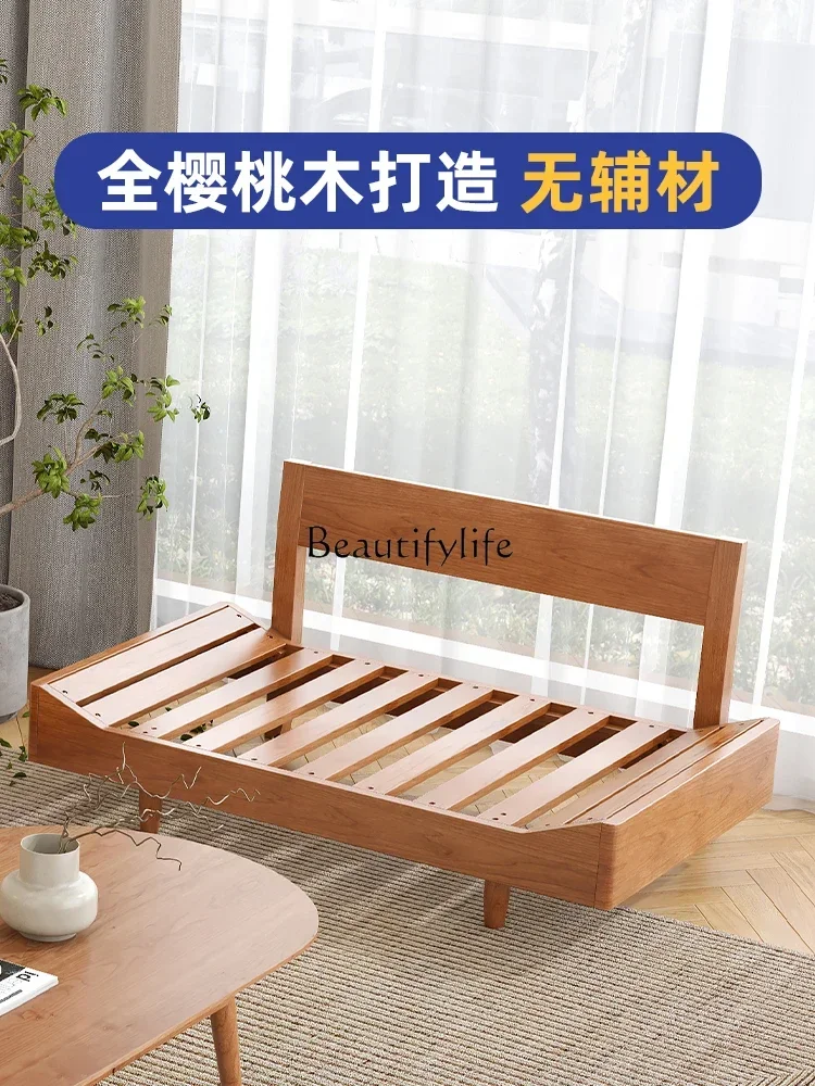 

BJ A Cloud Sofa Single Lazy Small Apartment Living Room Cream Style Bedroom Faux Leather Leisure Recliner