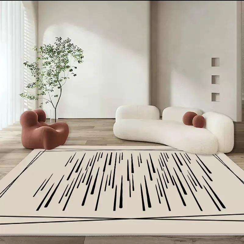 Wabi-sabi Living Room Floor Mat Light Luxury Home Decoration Carpet Large Area Mats Bedroom Rug Alfombra Salón Grande 카페트 거실 대형