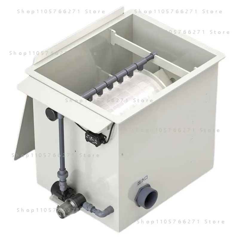 Automatic Fish Pond Filter Rotary Drum Micro Filter Aquaculture Sewage Backwashing Water Circulation Purification System