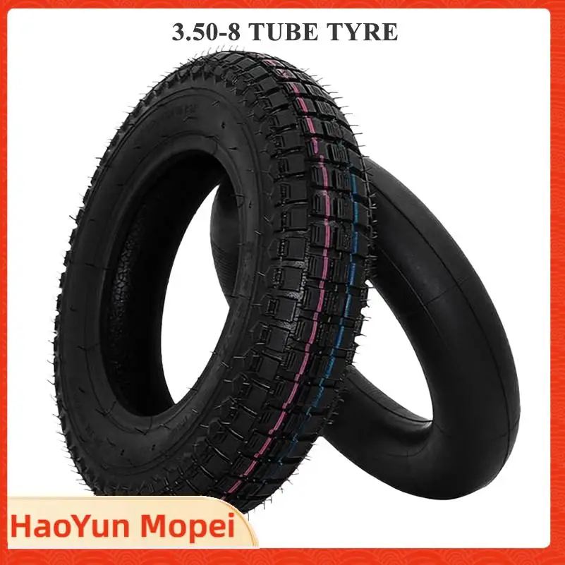 High-Performance 3.50-8 Motorcycle Tires: thick Inner and Outer Tire Set for Superior Quality