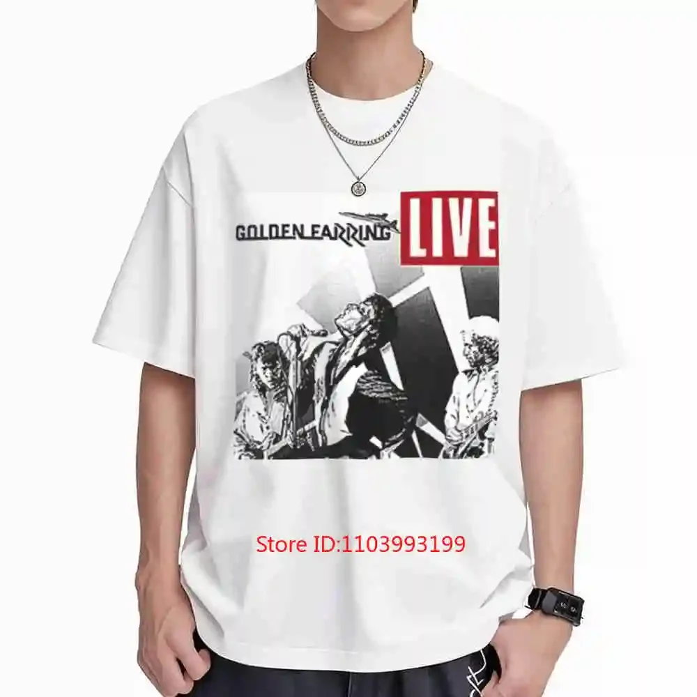 Golden Earring Live Concert Short Sleeve Tee 100% Cotton T-Shirt