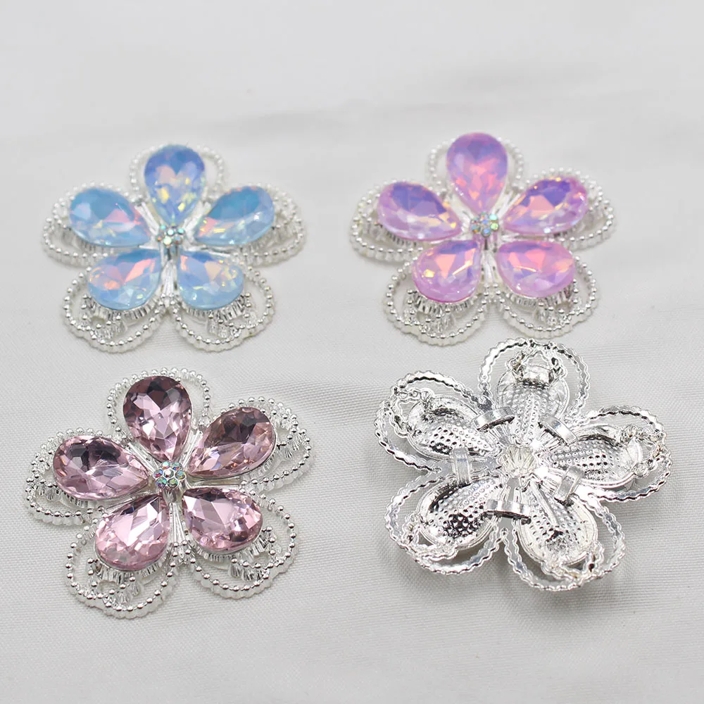 Exquisite 2 pieces of Yin alloy water droplet mocha material, DIY belt, luggage jacket can be fixed, versatile clothing