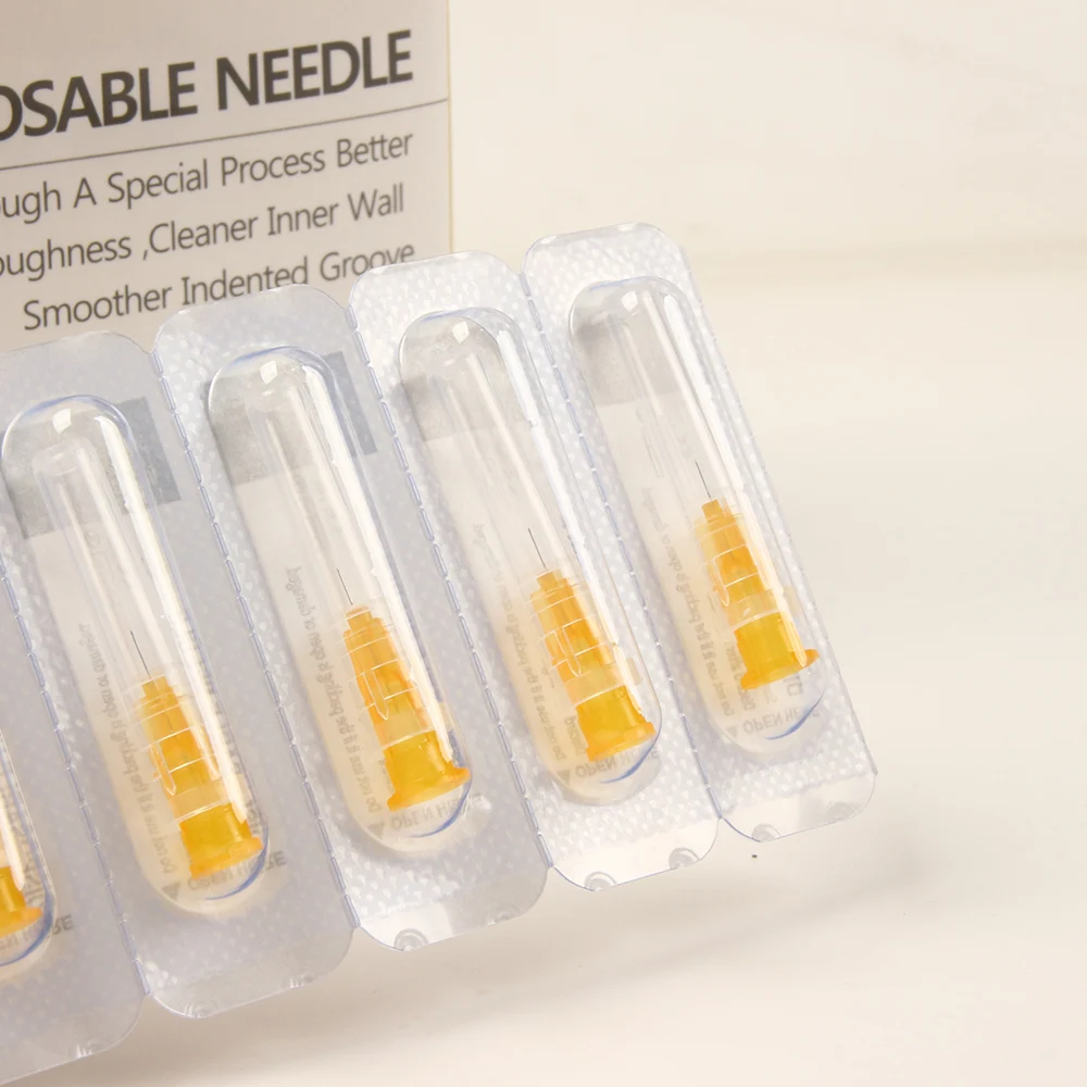 100 قطعة 30 جرام-34 جرام إبرة غير مؤلمة ثقب حقنة شفافة حقن الغراء واضح تلميح غطاء إبرة حقن الأدوية 1.5/2.5