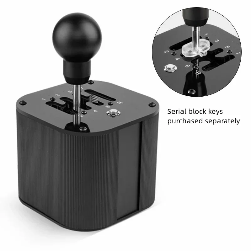 Simulação jogo de corrida H gear shifter de engrenagem manual