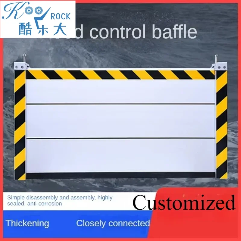 Anti-Flood Plate for Wall and Garage with Aluminum Alloy and Stainless Steel