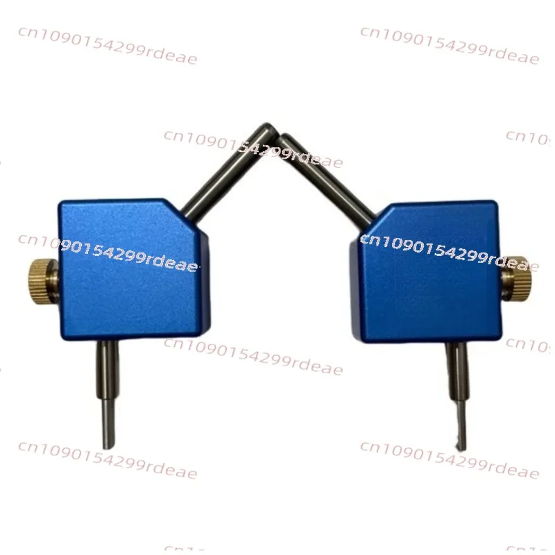 Universal high-precision 45° angle adapter block for gemstone processing
