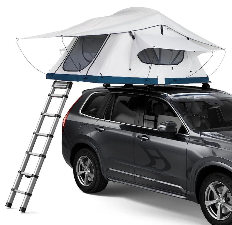 

HOTO Foldable Car Roof Top Tents Soft Shell 4wd Offroad Side Outdoor Camping Rooftop Tent for Car