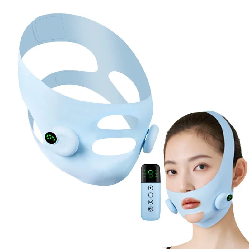 

Facial CareElectric V-Face Lifter EMS Facial Shaping Massage Belt Double Chin Remover Skin Firming Beauty Care Device With Remot