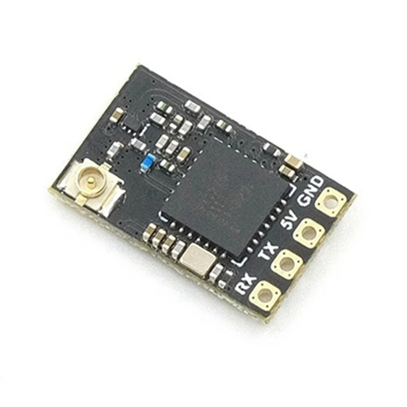 5 قطعة جهاز استقبال ELRS 2.4 جيجا هرتز نانو Expresslrs استقبال CRSF مع هوائي T لقطع غيار طائرات بدون طيار RC FPV