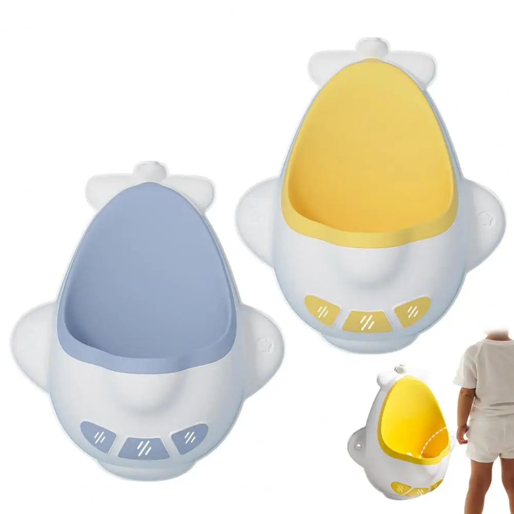 Boy Urinal Potty Airplane Shape Detachable Design Interactive Learning Toddler Training Toilet Bathroom Trainer Utility Tool