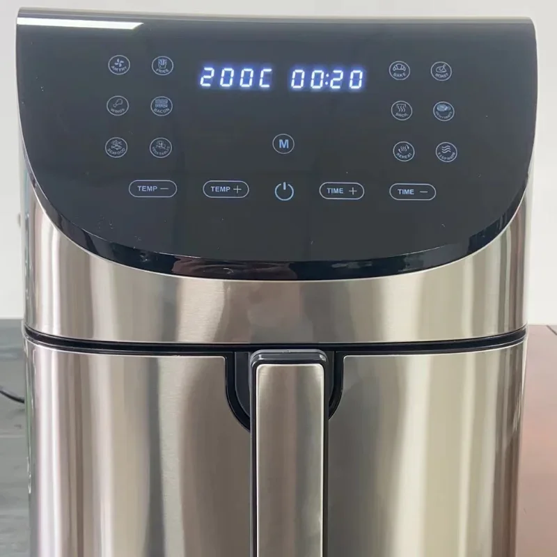 new design 7.8L multifunction restaurant compact touch screen display air fryer without oil