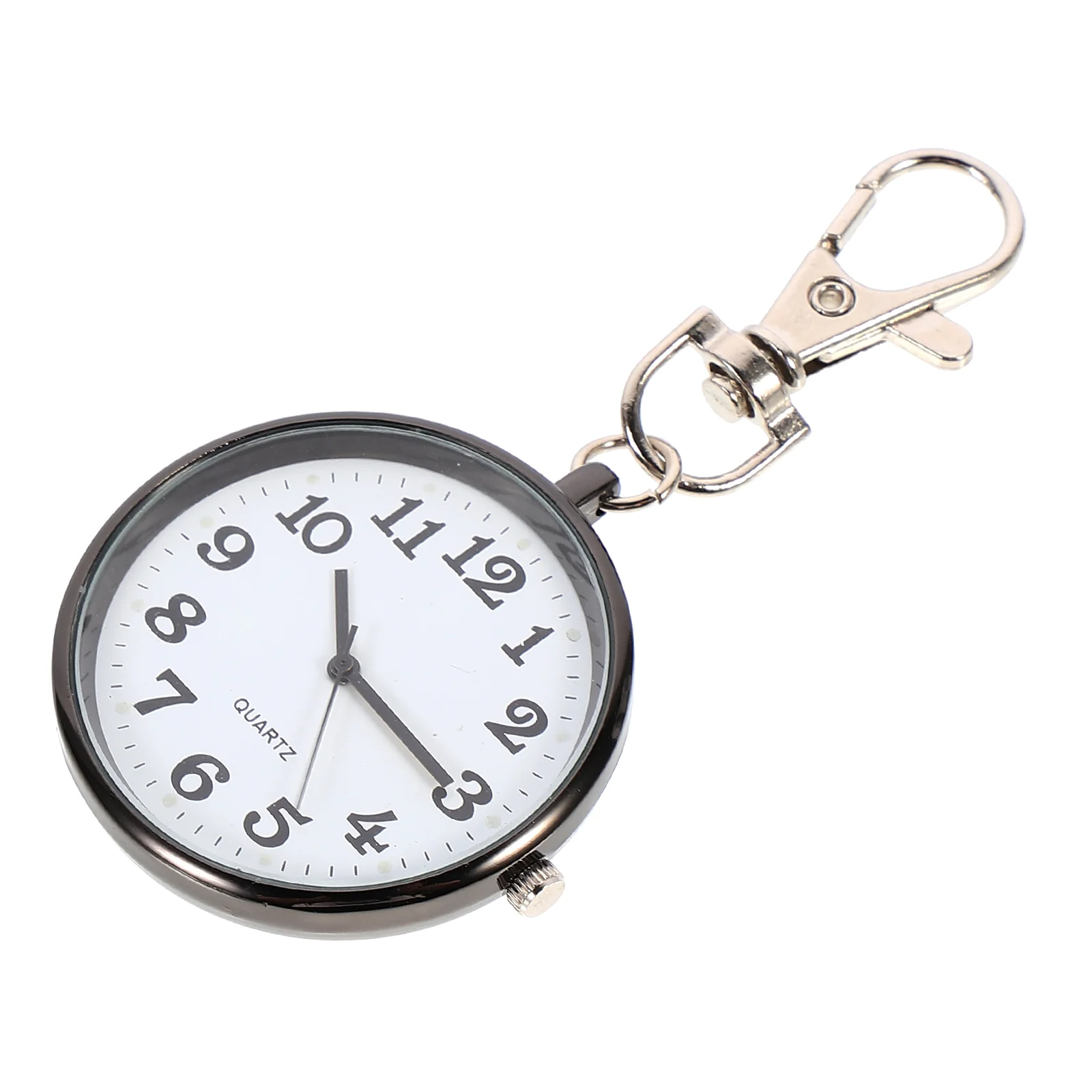 Zinc Alloy Elderly Watch Student Pocket Decorative Key Chain Practical Doctor Portable Big Screen