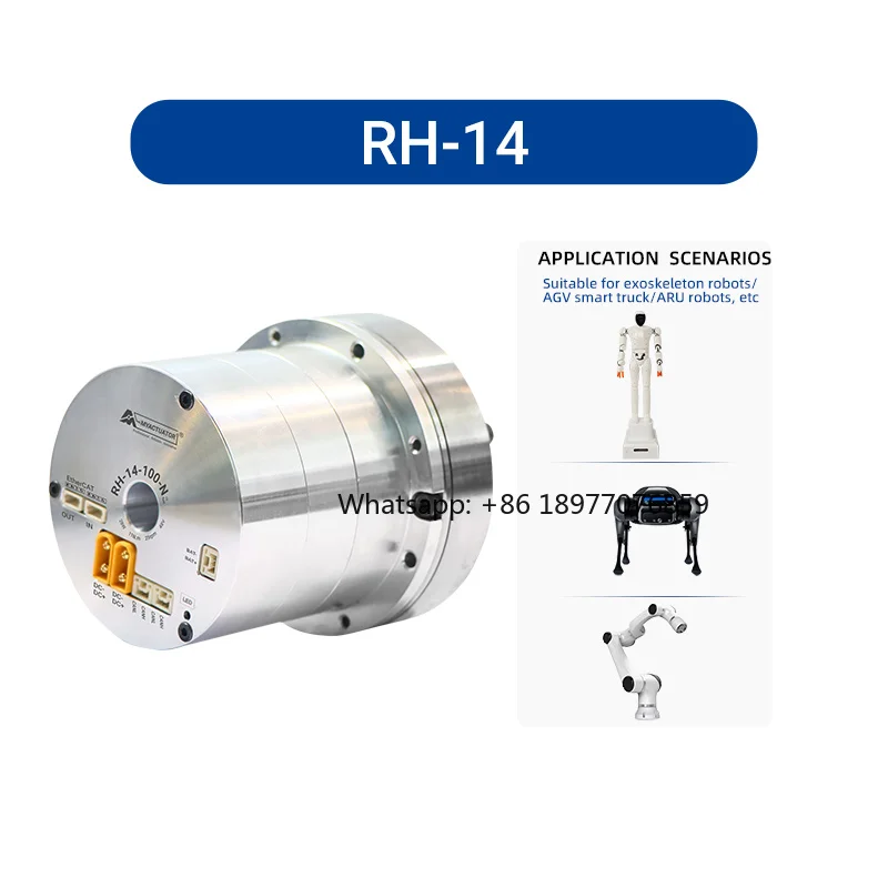 MYACTUATOR  RH-14  EtherCAT Gigabit Bus + CAN Harmonic Joint Motor Large Hollow Design High Precision and High Torque