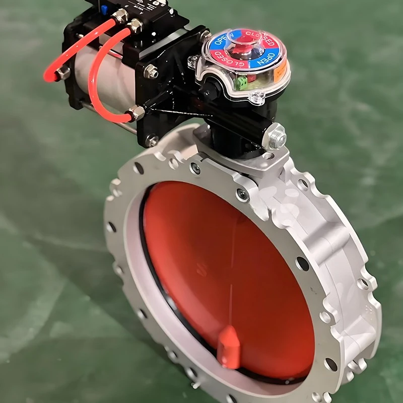 Sany Hydraulic Butterfly Valve for Cement Powder Mixing Station and Scale, Model KRIO-300, Made in China