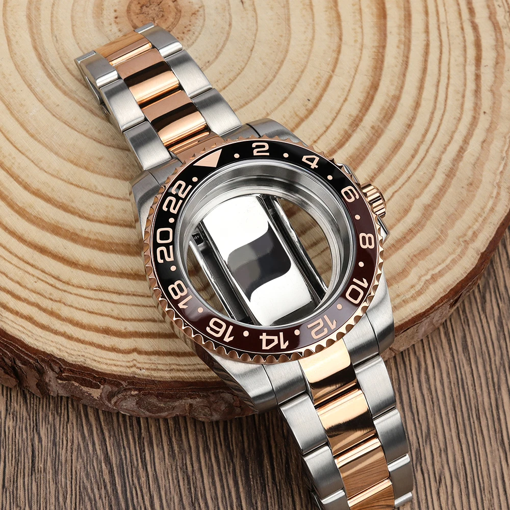 

40mm 20ATM Diver Case for NH34 SUB NH35 NH36 Miyota 8215 ETA2824 PT5000 Movement GMT Design Style Watch Case Part Sapphire glass