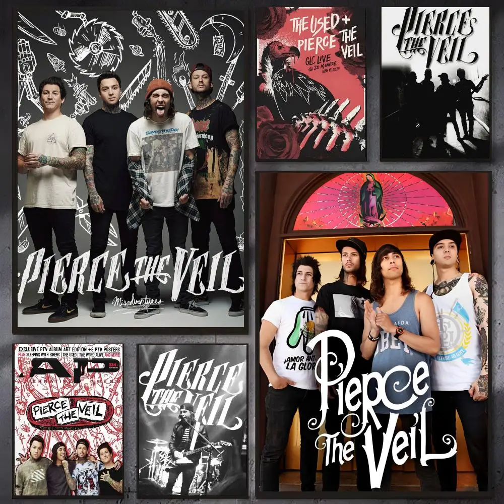 Rock band Pierce the Veil Poster Wall Ornament Home Decor Young Decor Fans