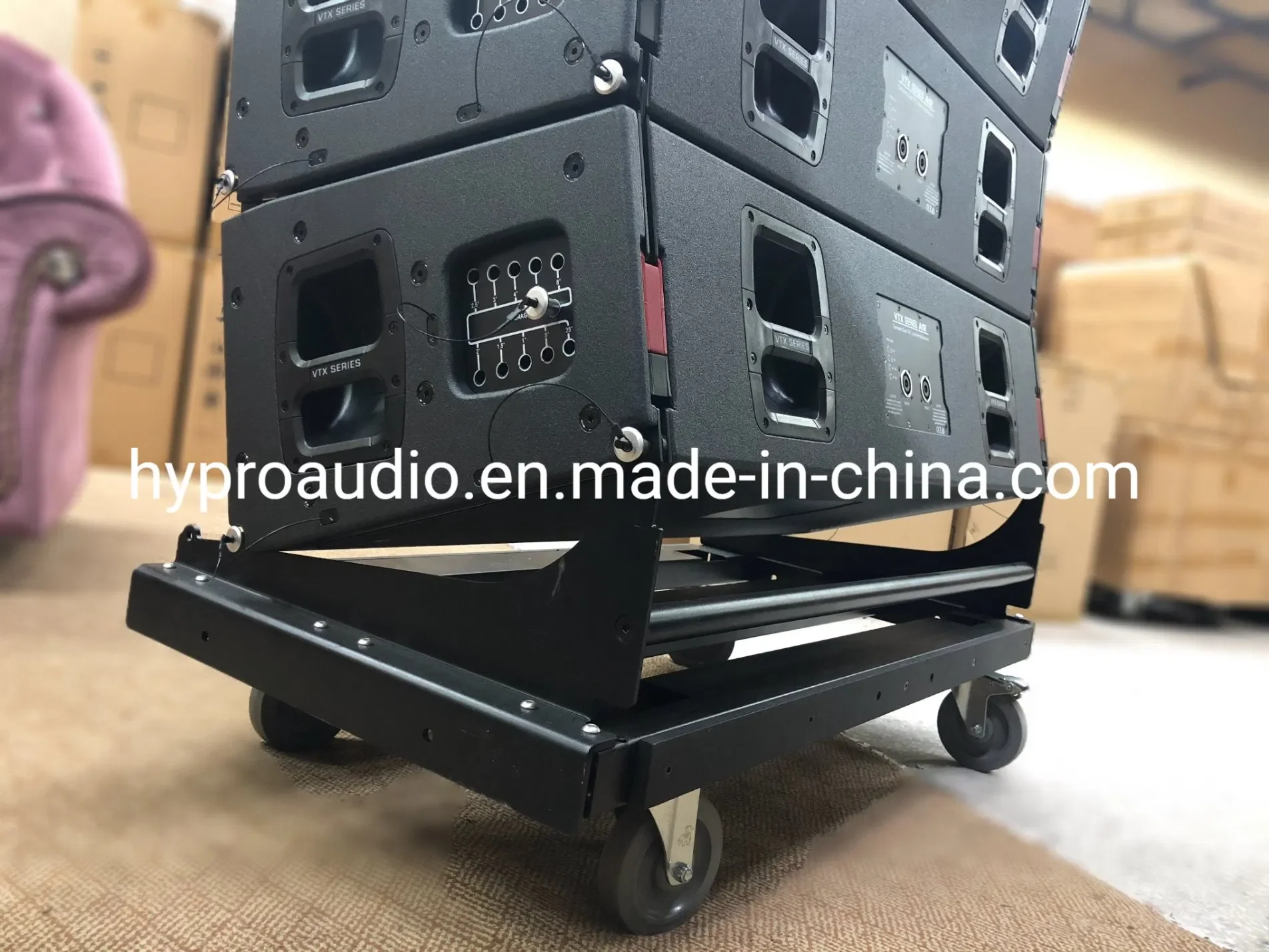 A12 Dual 12 Inch Three-Way Line Array Speaker, Outdoor Stage Bass Audio