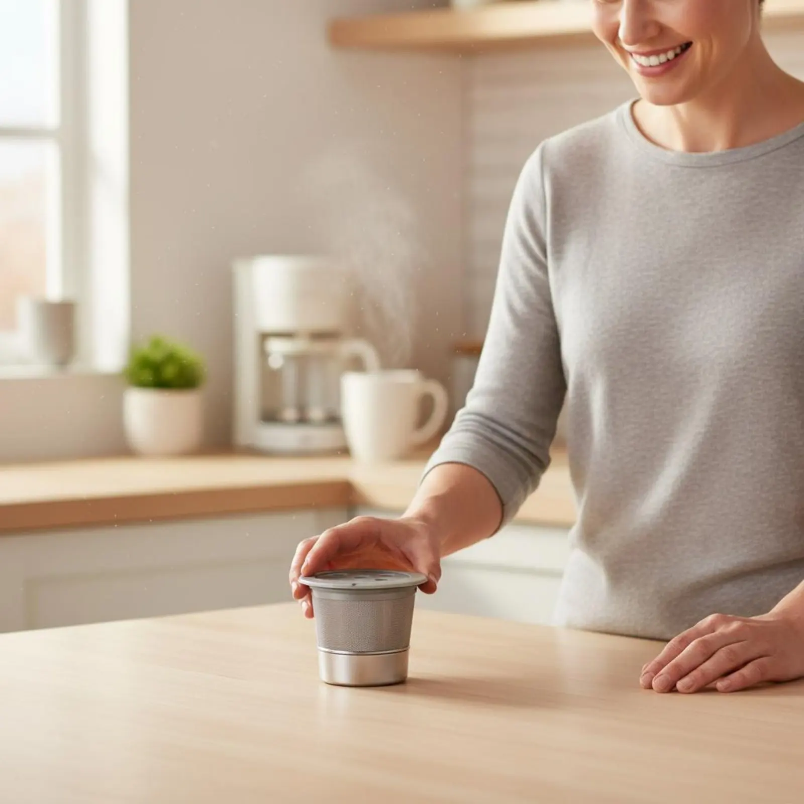 Reusable Coffee Pod Dishwasher Safe Reusable Metal Coffee Pod Stainless Steel Coffee Capsule Chemical-Free Chemical-Free-Free