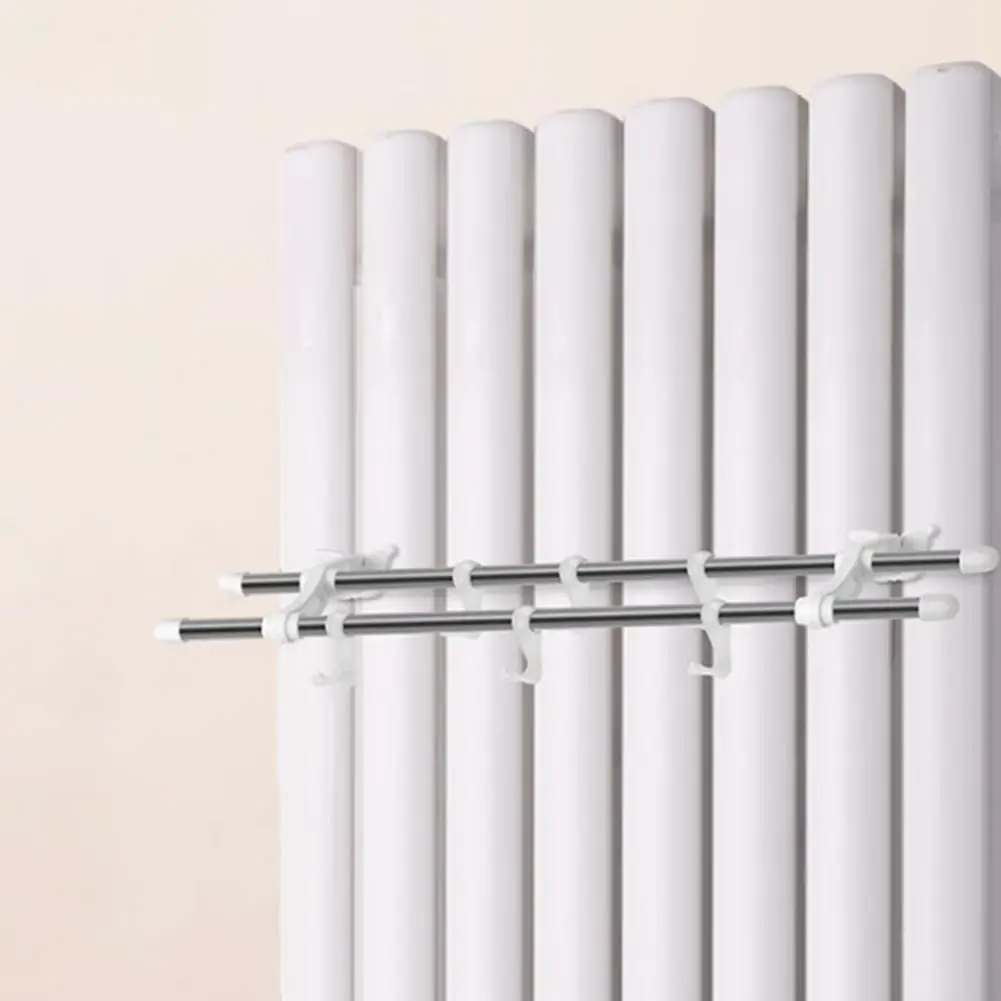 6 Hook Storage Rack Strong Load-Bearing Capacity Efficient Vertical Space Utilization Compact Design High Temperature Resistant
