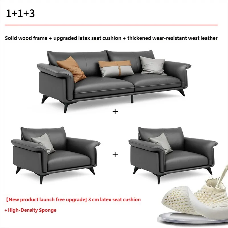 Executive Office Sofa Modern Leather Office Sofa Luxury Modern Office Furniture Commercial Furniture Corner Sofa