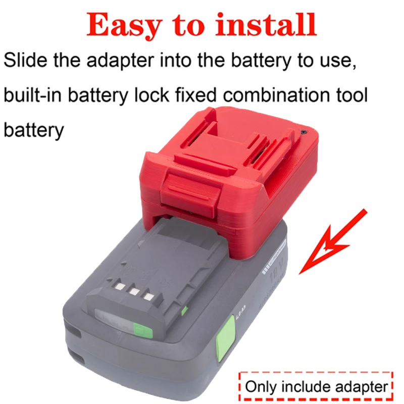 Adaptateur de batterie pour Makita, convertisseur d'outils Eddie Ion, Festool AIRGraduation, AM 18V, accessoire pour outil électrique