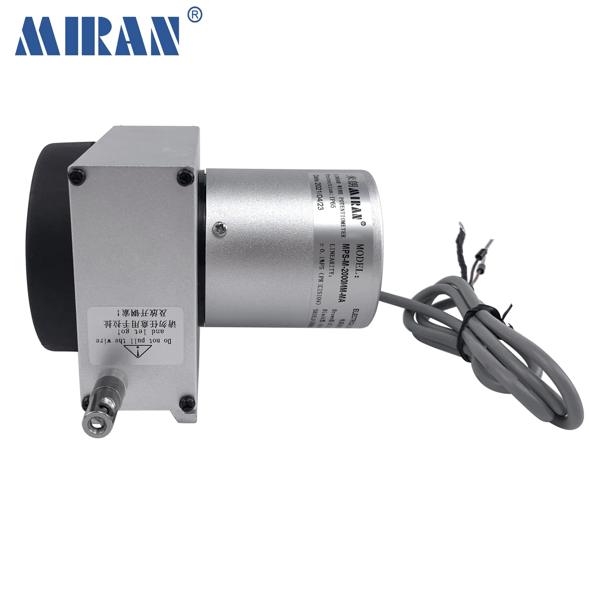 MIRAN MPS-M-MA Two Wires Linear Scale 1500-4000mm Absolute Encoder Potentiometer Wire Draw Encoder Linear Position Sensors