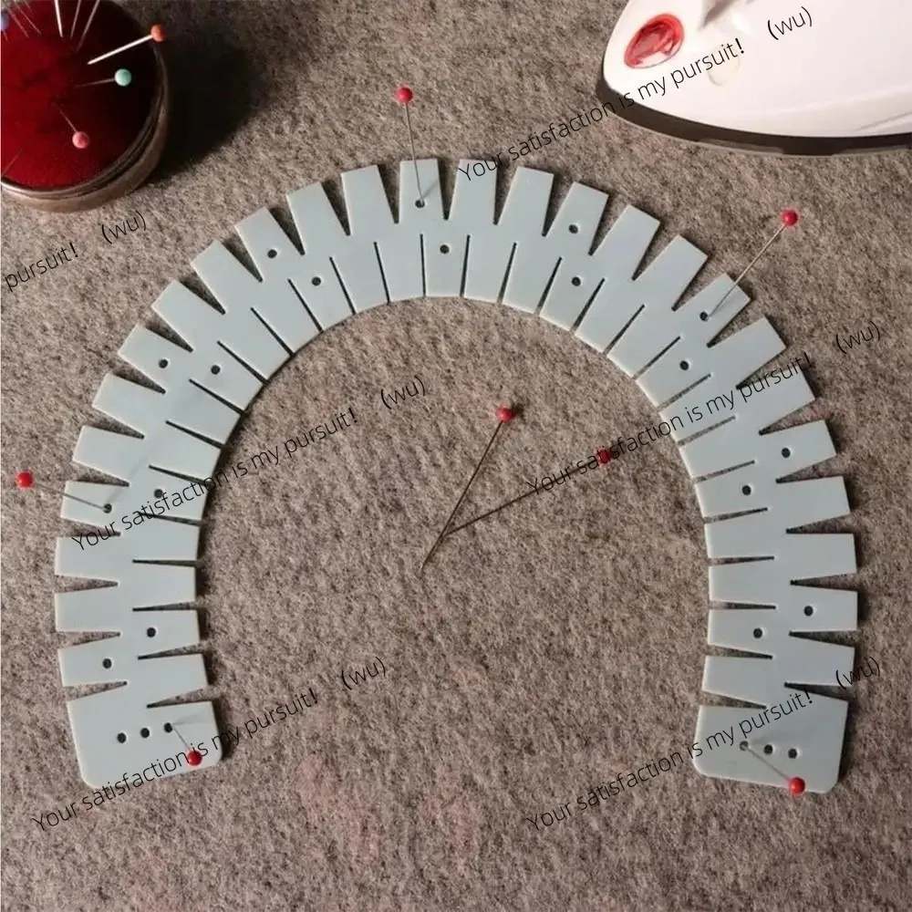 Flexible Bending Sewing Tool Time-Saving Portable Sewing Artifact Adjustable Marking Holes Curve Scale Hemming Tool DIY Projects
