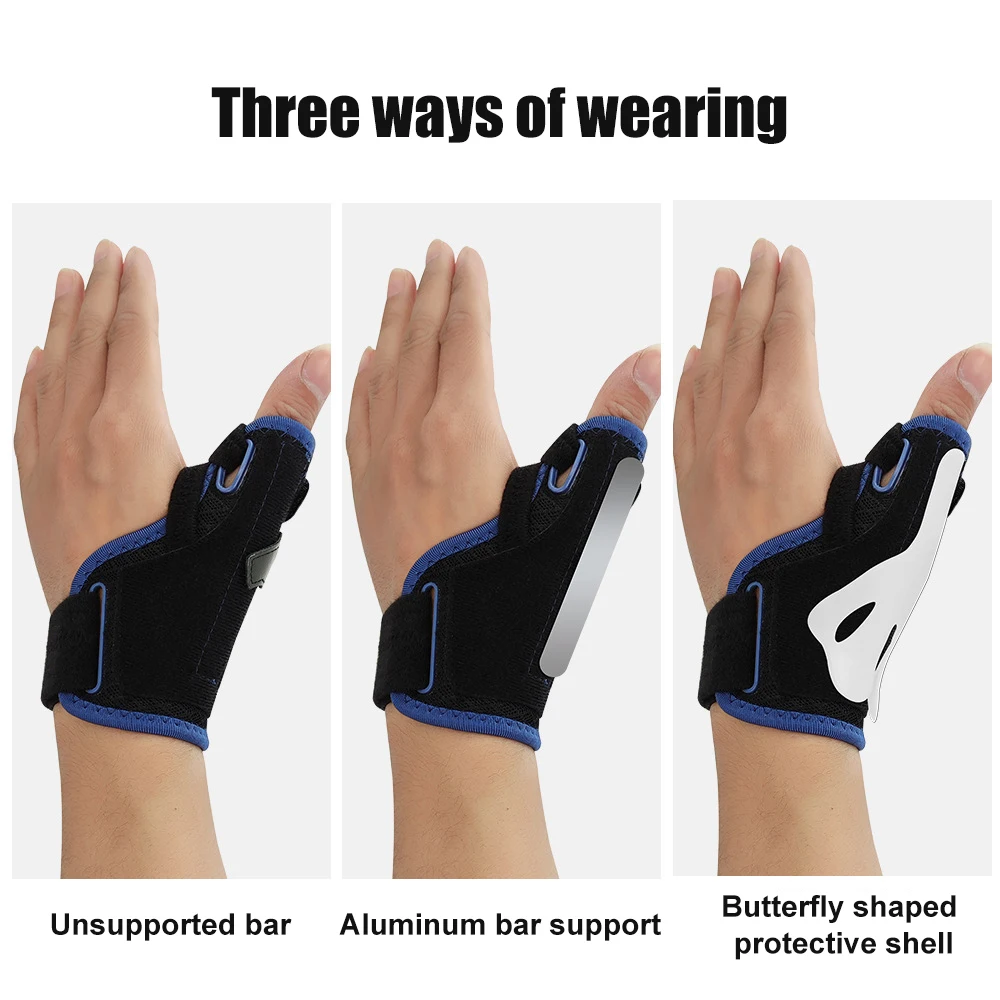 2 in 1 Wrist and Thumb Brace for Arthritis Pain and Support,Thumb Spica Splint for De Quervains Tenosynovitis,Mild Carpal Tunnel