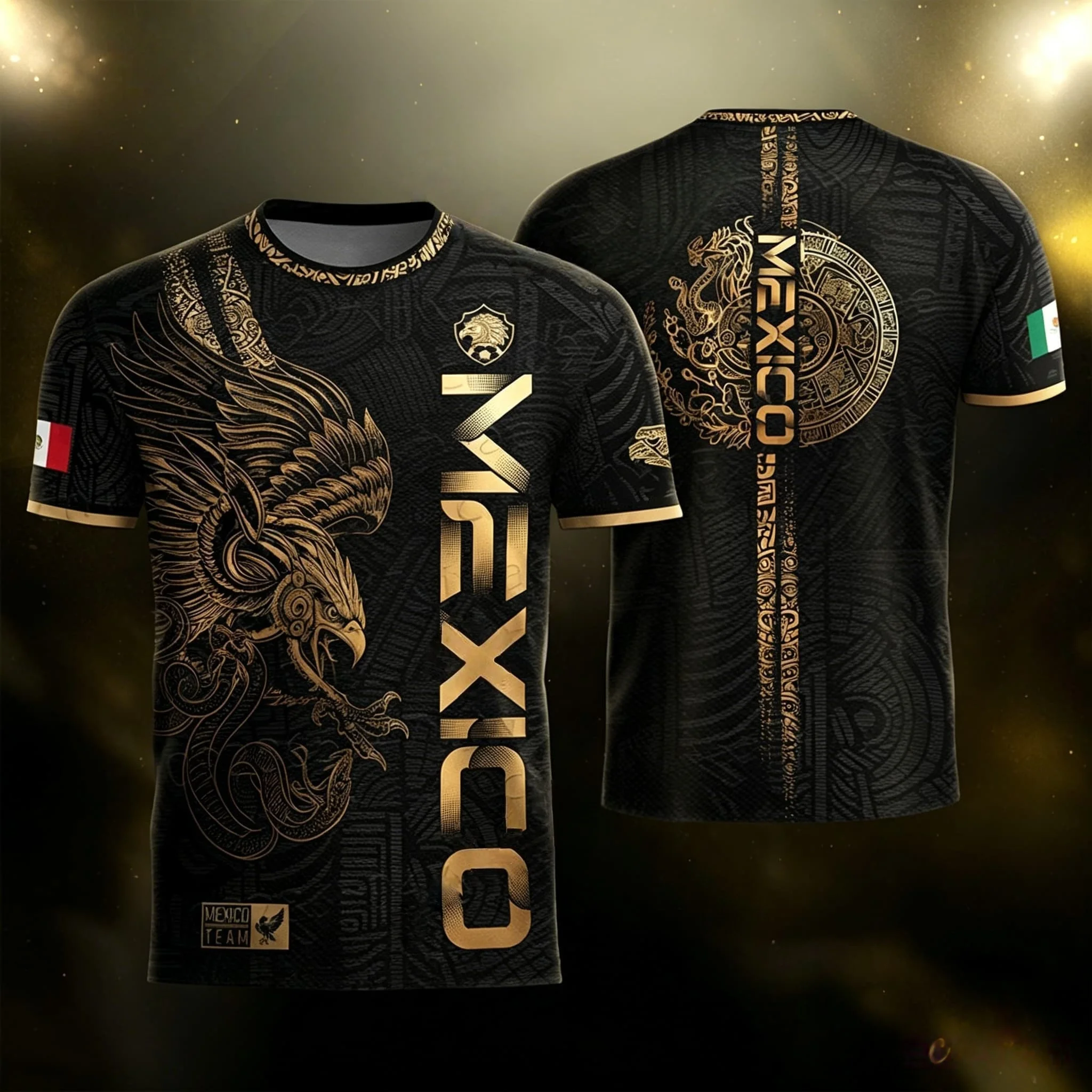 Mexico Special Youth Football Jersey Mens Women Casual Sport Breathable Top For Competition Training Tees Summer Men's Clothing
