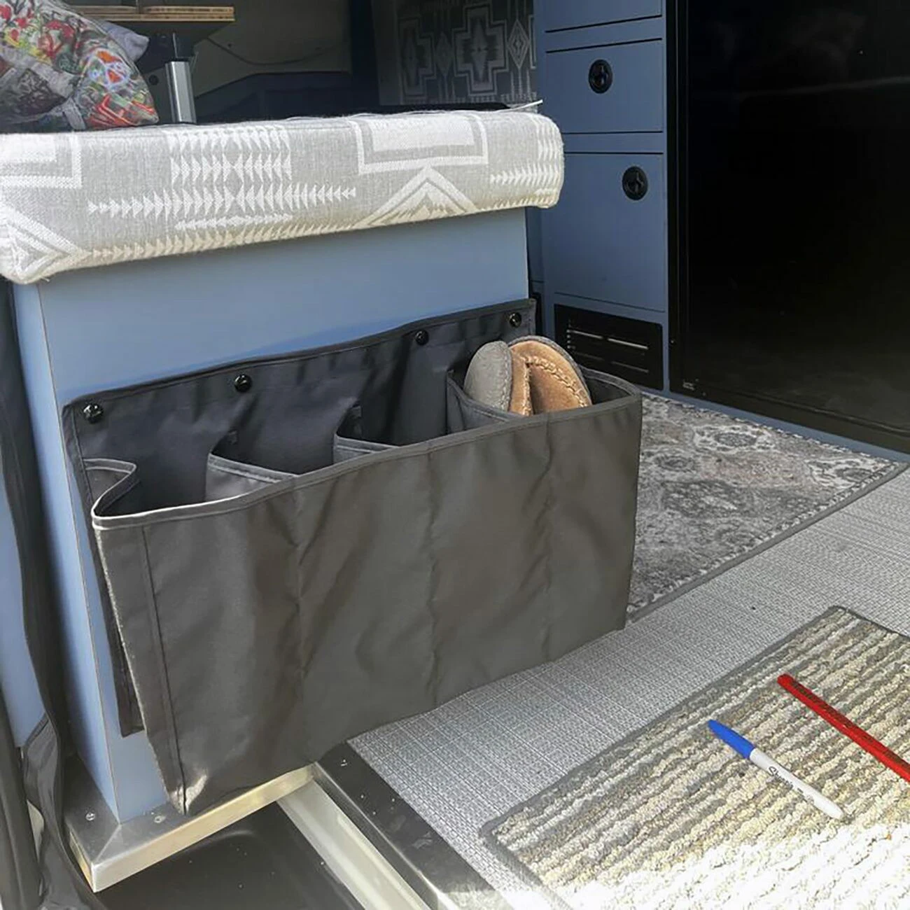 

Caravan Rv Shoe Storage Bag 10-Inch 4 Pockets Camper Van Shoe Storage For Caravan Motorhome Replacement Accessories