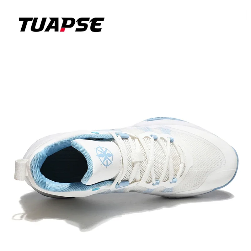 TUAPSE Men's Trend Practical Basketball Shoes Cushioning Elasticity Training New Anti-Skid Breathable Sport Shoes Size 38-45