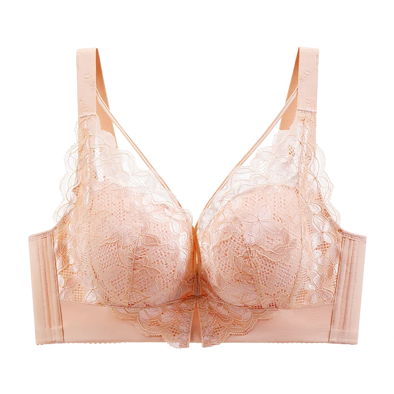 Coverage Lace Bras Plus Size Push Up Bra Sexy Lingerie Women Full  Wireless Brassiere C D E Cup Push Up Bras for women Bra 52CDE