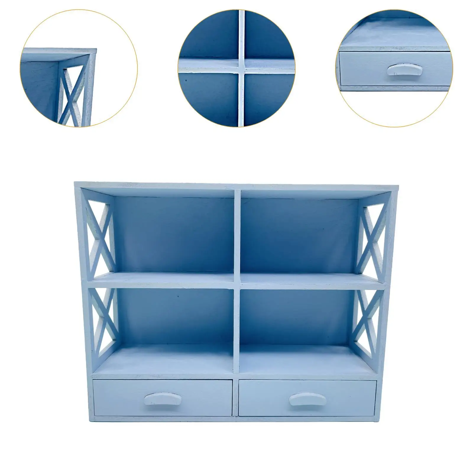 Decorazione di mobili per case delle bambole in miniatura in scala 1/12, legno, giochi di ritenzione, semplici accessori per case delle bambole per il soggiorno