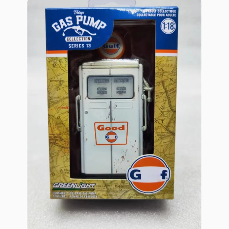

Greenlinght Diecast 1:18 Scale 1954 Tokheim 350 White Dual Air Pump Vintage Model Classics Adult Souvenir Gift Static Display