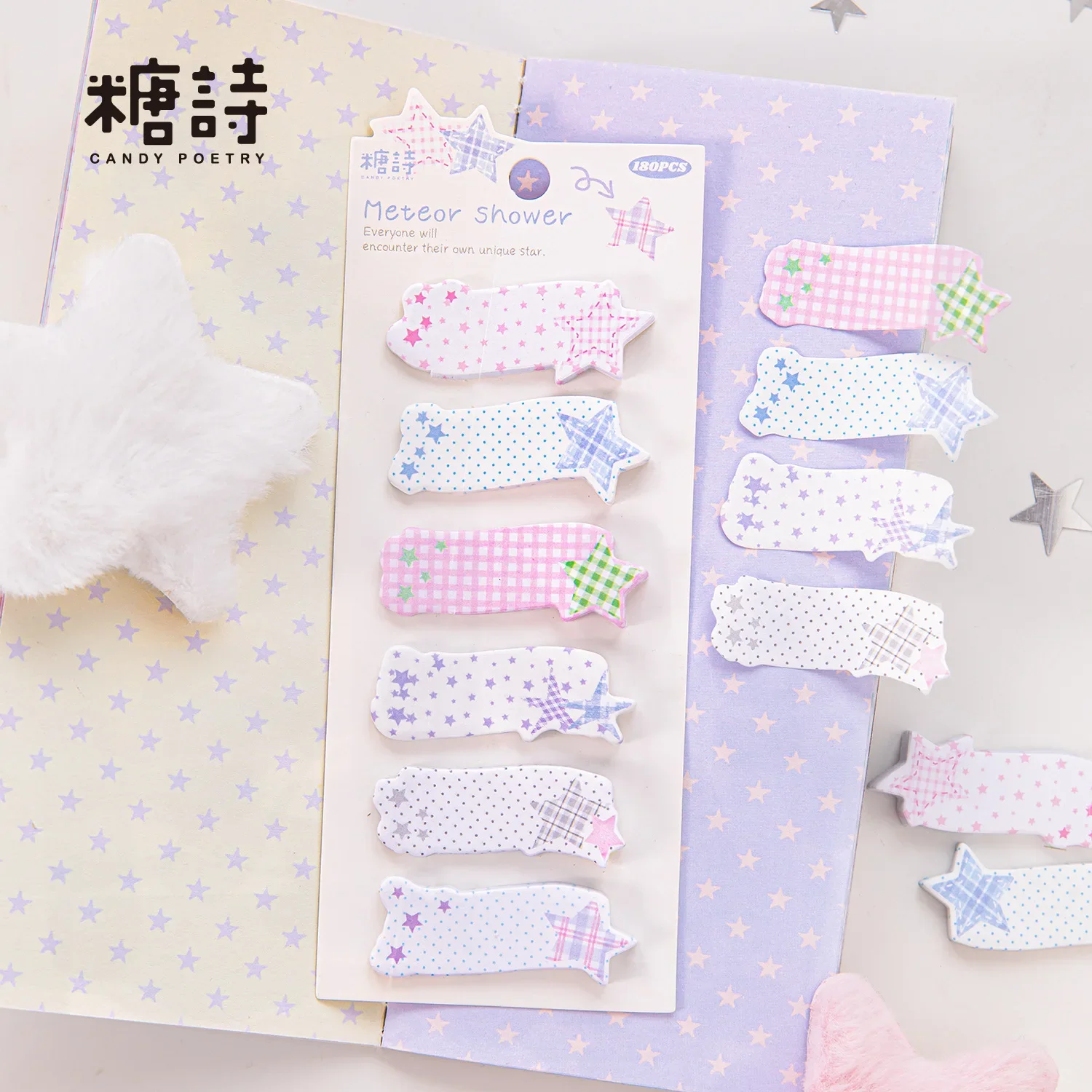 Star Series Index Notes Korean Ins Student  Sticky Notes Memo Pad