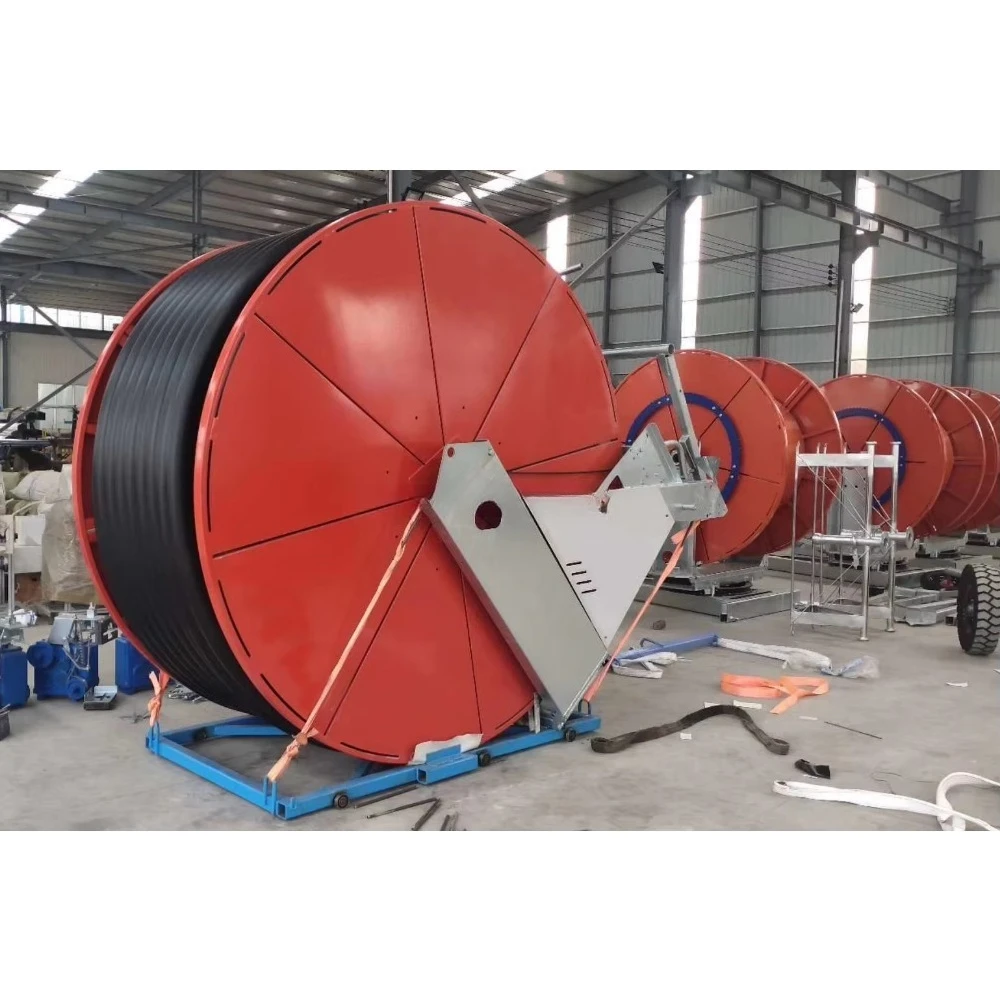 Farm Self-propelled Water Wheel Irrigator Retractable Hose Reel Traveling Sprinkler Irrigation Systems