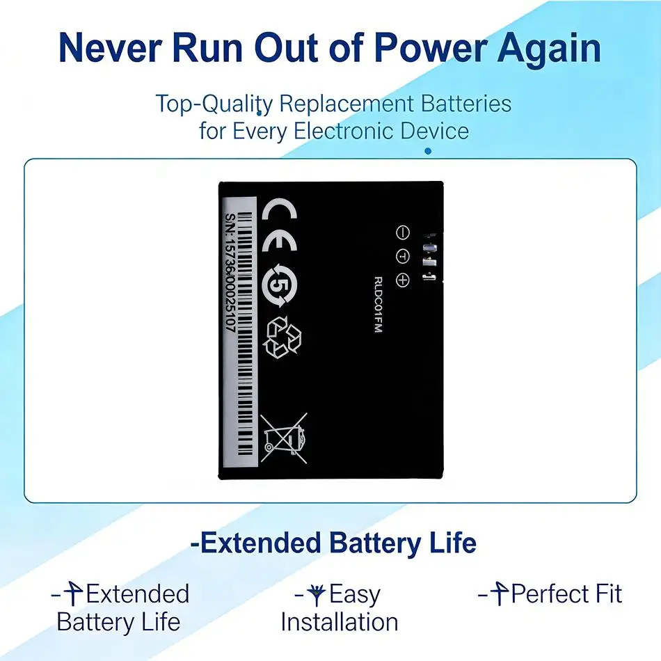 

For Xiaomi Mijia Action Mini Camera 1450Mah Premium Replacement High Performance Battery RLDC01FM