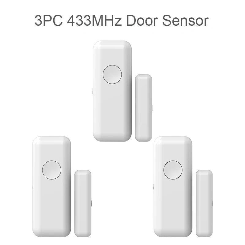 PGST Tuya 433 MHz Magnetische Tür Alarm Sensor Smart Home Leben Fenster Tür Sensor Für Haus Alarm Sicherheit Schutz System