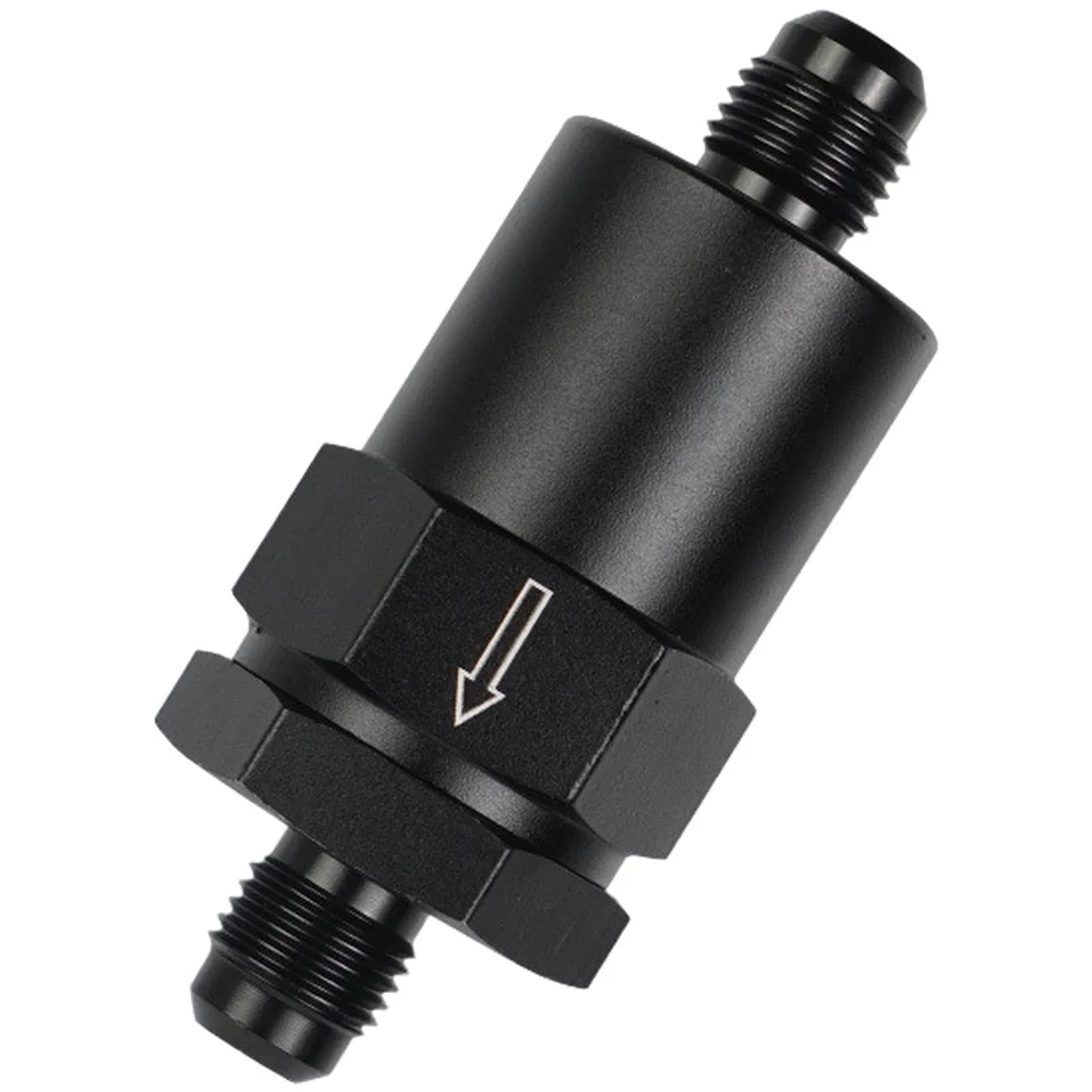 For Automotive Tuning Color Black AN6 Inline Filter 900 LPH Flow Rate Compact Size Filter For Automotive Fuel Systems