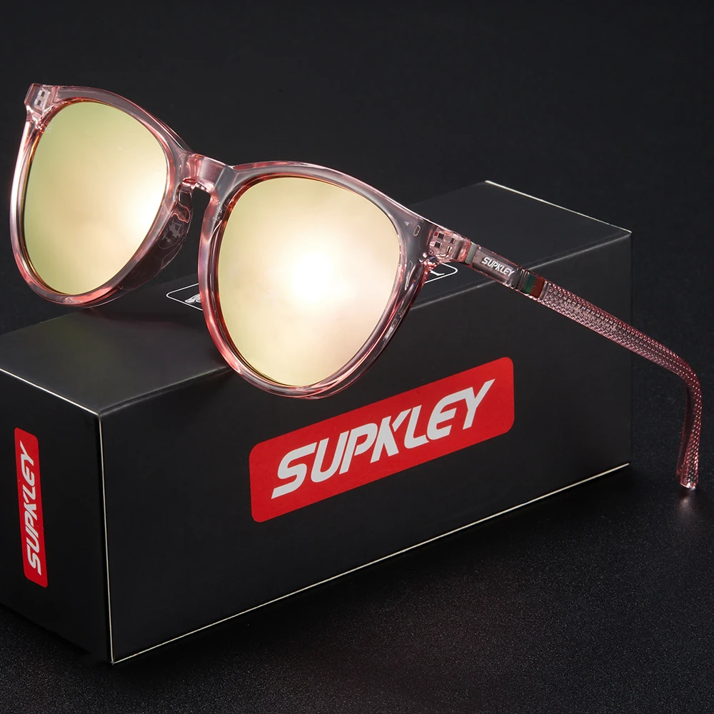 Supkley Frauen Sport brille Outdoor-Aktivität uv400 schützende polarisierte Sonnenbrille Sommer mode PC ultraleichte Männer Sonnenbrille